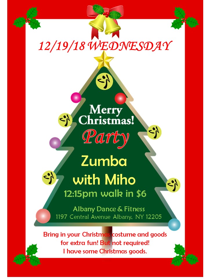 Zumba Xmas party Flyer